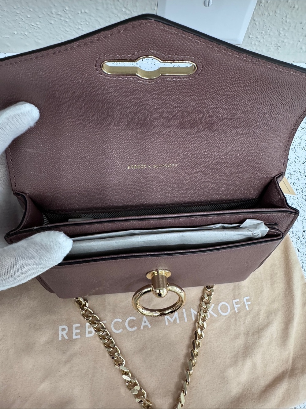 Rebecca Minkoff Jean Xbody Shoulder Bag Mink - Picture 3 of 16